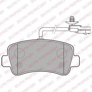 Тормозные колодки DELPHI LP2191