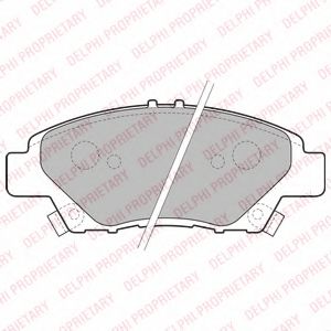 Тормозные колодки DELPHI LP2194