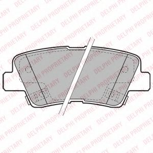 Тормозные колодки DELPHI LP2195