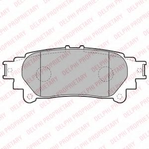 Тормозные колодки DELPHI LP2196
