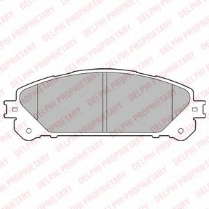 Тормозные колодки DELPHI LP2201