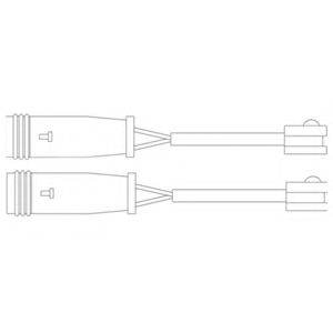 Контрольный контакт, контроль слоя тормозных колодок DELPHI LZ0199