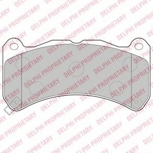 Тормозные колодки DELPHI LP2211
