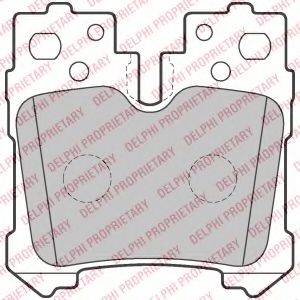 Тормозные колодки DELPHI LP2214