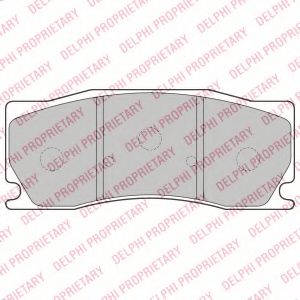 Тормозные колодки DELPHI LP2216