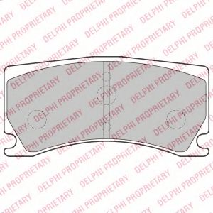 Тормозные колодки DELPHI LP2217