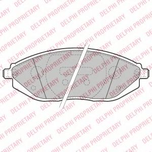 Тормозные колодки DELPHI LP2218