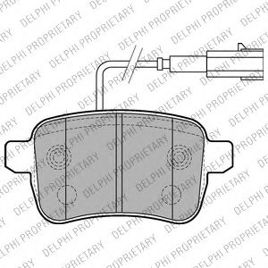 Тормозные колодки DELPHI LP2222