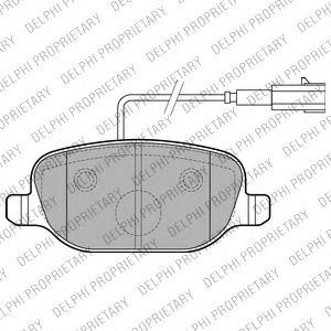 Тормозные колодки DELPHI LP2223