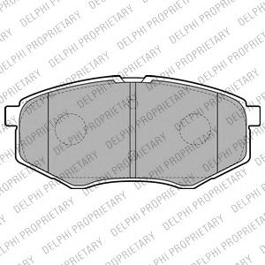 Тормозные колодки DELPHI LP2227
