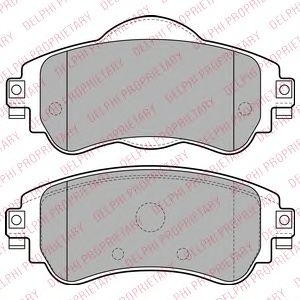 Тормозные колодки DELPHI LP2228