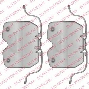 Скобы тормозных колодок DELPHI LX0504