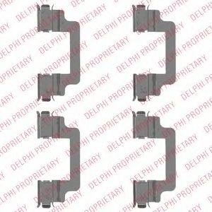 Скобы тормозных колодок DELPHI LX0505