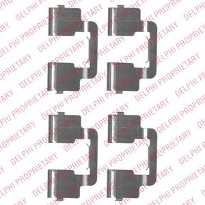 Скобы тормозных колодок DELPHI LX0506
