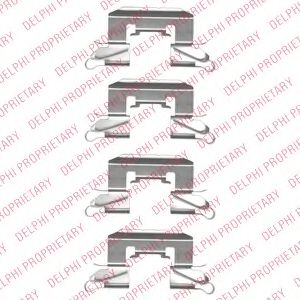 Скобы тормозных колодок DELPHI LX0507