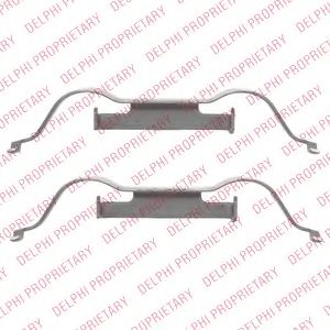 Скобы тормозных колодок DELPHI LX0508