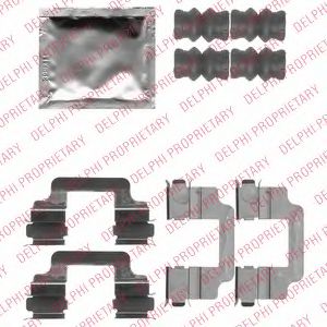 Скобы тормозных колодок DELPHI LX0509