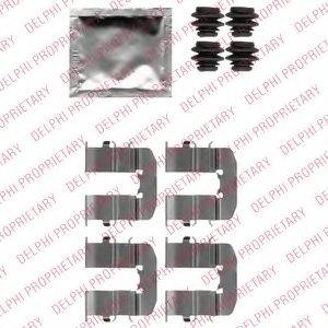Скобы тормозных колодок DELPHI LX0512