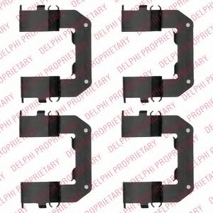 Скобы тормозных колодок DELPHI LX0515