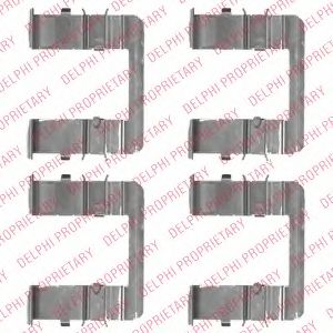 Скобы тормозных колодок DELPHI LX0519
