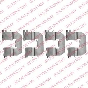 Скобы тормозных колодок DELPHI LX0520