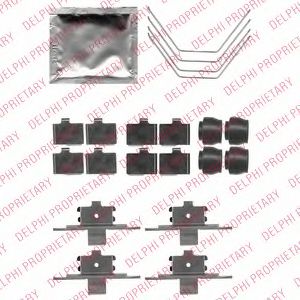Скобы тормозных колодок DELPHI LX0521