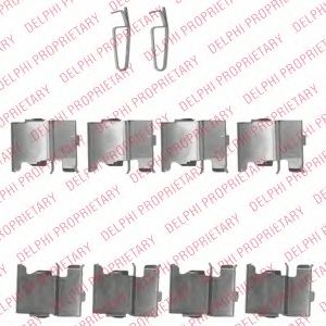 Скобы тормозных колодок DELPHI LX0522
