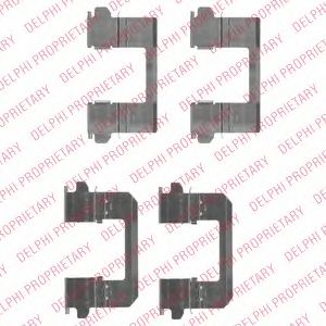 Скобы тормозных колодок DELPHI LX0530