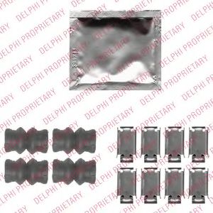 Скобы тормозных колодок DELPHI LX0535