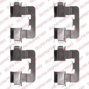 Скобы тормозных колодок DELPHI LX0539