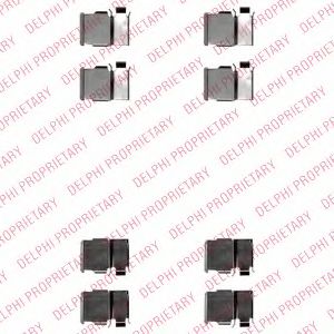 Скобы тормозных колодок DELPHI LX0540