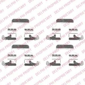 Скобы тормозных колодок DELPHI LX0541