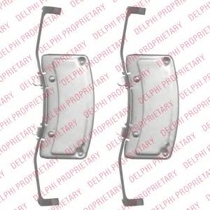 Скобы тормозных колодок DELPHI LX0542