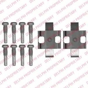 Скобы тормозных колодок DELPHI LX0543