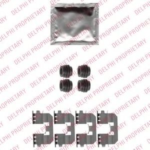 Скобы тормозных колодок DELPHI LX0545