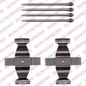 Скобы тормозных колодок DELPHI LX0546