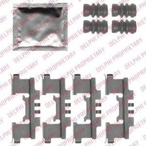 Скобы тормозных колодок DELPHI LX0547
