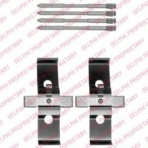 Скобы тормозных колодок DELPHI LX0548