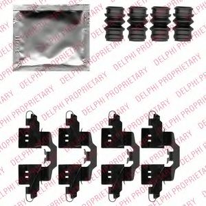 Скобы тормозных колодок DELPHI LX0550