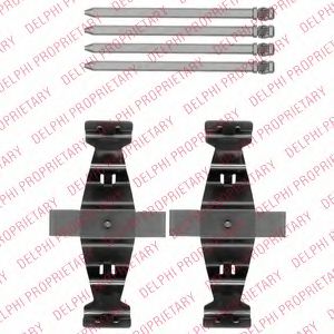 Скобы тормозных колодок DELPHI LX0552