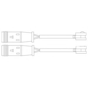 Контрольный контакт, контроль слоя тормозных колодок DELPHI LZ0204