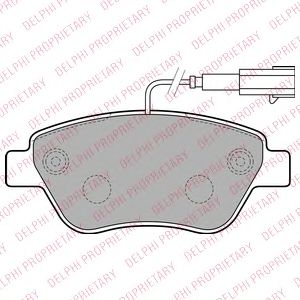 Тормозные колодки DELPHI LP2230