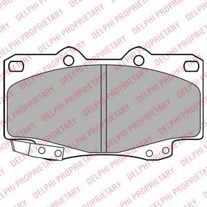 Тормозные колодки DELPHI LP2242