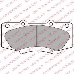 Тормозные колодки DELPHI LP2244
