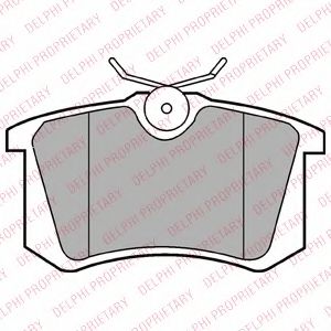 Тормозные колодки DELPHI LP2255