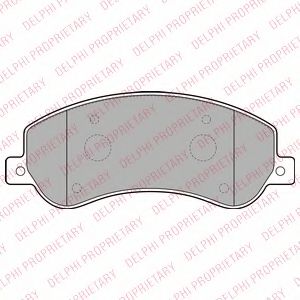 Тормозные колодки DELPHI LP2257