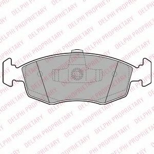 Тормозные колодки DELPHI LP2274