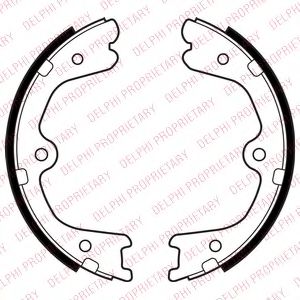 Тормозные колодки барабанные DELPHI LS2032