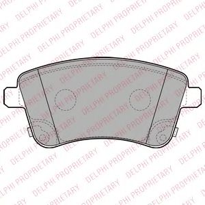 Тормозные колодки DELPHI LP2203