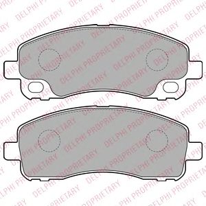 Тормозные колодки DELPHI LP2204